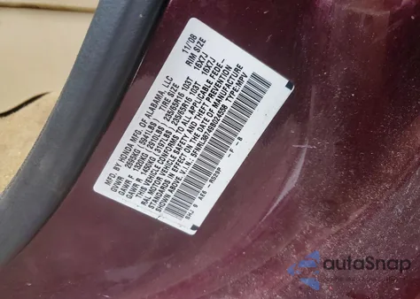 2009 Honda Odyssey Exl z USA, uszkodzony, nr VIN 5FNRL38749B024558